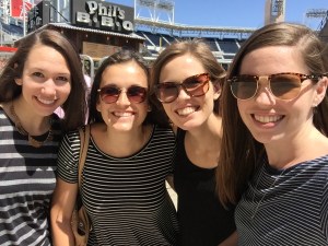 The driving crew! Roommates reunited again!